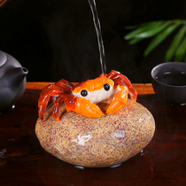 Tea play color change Tea bug frog lobster crab tea table creative ornaments boutique tea pet jewelry kung fu tea set accessories