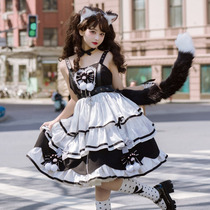Loretta original jsk pendant with skirt Lolita skirt Daily light lo summer cos foreign dress sweet retro