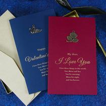 Creative Bronze Accessories Birthday Blessings Greeting Cards Teachers Festival Greeting Cards Custom Generation Handwritten Mid-Autumn Festival Cards Thanks to Cards