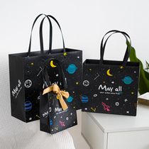 Starry Sky Gift Bag Gift Box Paper Bag Birthday Christmas Day Valentines Day Christmas Day Valentines Day Christmas Day Courtesy Companion Gift Bags