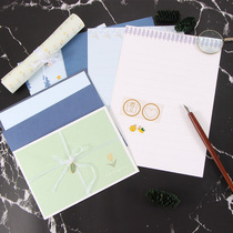 ins teen girl art form white love letters brief romantic letterhead gift student couple envelope letter paper suit