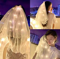 Head-yarn photo-prop luminous pendulum showering bridal headwear ultra-senssenssen nemesis red photo-prop luminous trinket