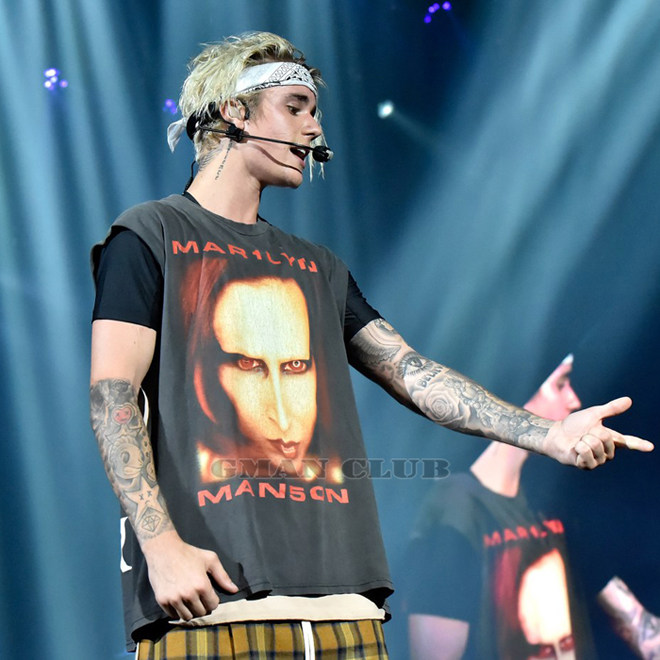 现货 高街潮王 fear of god fog 比伯同款 印花宽肩无袖坎肩t恤