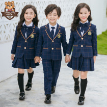 Kindergarten Garden clothes Spring and autumn Childrens long-sleeved school uniform for elementary school students autumn and winter Yinglun Wind class in first grade