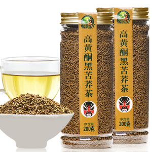 买1送1黑苦荞茶正品 黄金全株高黄酮荞麦茶 四川大凉山特产级茶叶