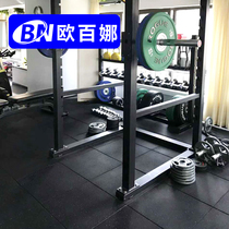 Obana Gym Floor Mat Shock Absorbing Pad Household Soundproofing Thickened Mat Strength Zone Buffer Rubber Sports Floor