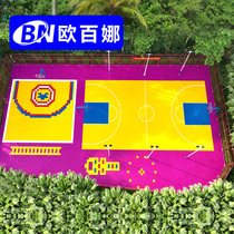 Obana basketball court suspended floor outdoor assembly professional sports floor mat outdoor kindergarten suspended floor