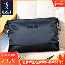 GOLF GOLF Mens Club Oxford Canvas Casual Mens Bag Handbag shoulder bag Cowhide Shoulder Bag Tide