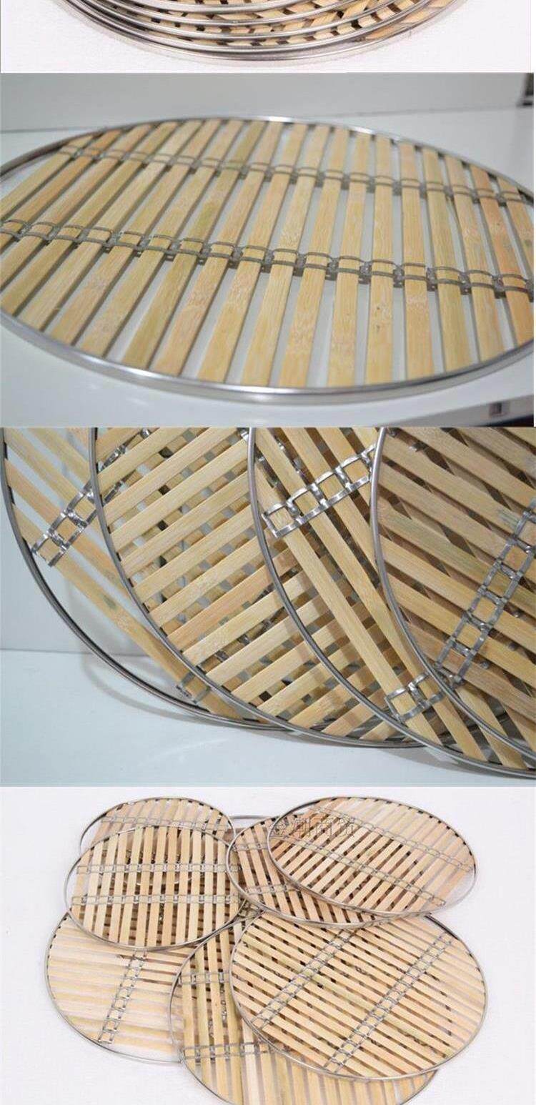 家用篦子篦子蒸屉电竹蒸架竹蒸盘器竹加固竹蒸锅垫蒸片加厚蒸笼