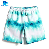 Seaside Holiday Summer Men Beach Pants Speed Dry Loose 50% Pants Large Pants Shorts Shorts Flat Corner Downpable Pants Tide