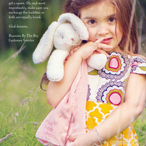 American Bunnies By The Bay Comforting towel series Companion doll Baby full moon gift Bay Rabbit