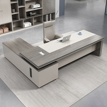 Boss Desk Minimalist Modern President Table Hu Peach Wood Large Bandae Manager Table And Chairs Combined Office Furniture