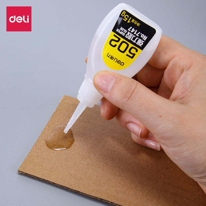 得力502胶水15g强力胶正品可粘补鞋塑料金属玻璃陶瓷胶水万用胶瞬间