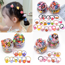 80-piece set of children tie hair tie does not hurt hair elasticity good baby headwear Girls cute Hairband hair accessories headrope