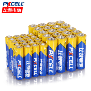 正品比苛pkcell家用5号7号共40节高能干电池碳性遥控器鼠标混搭