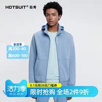 HOTSUIT mens coat 2020 autumn and winter new black label trend cardigan zipper hooded sports jacket jacket