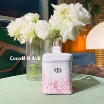 Spot Dieter Hand carrying cute little fattening bucket Canvas Makeup Bag Hands bag Beauty Makeup Counter New