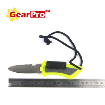 Diver special diving knife cutting rope Lifesaving Cutter outdoor cutting tool Seawater Titanium Alloy Tied Leg Knife