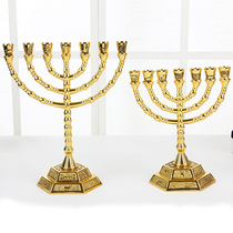 Alloy Gold Lamp Bench Israi Style Home Pendulum Candleholder Minimalist Table Swing Table Accessories
