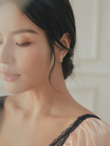 Autumn and winter simple and exquisite earrings 2021 New Tide light luxury earrings temperament Joker earrings earring clip no ear hole female