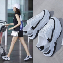 Sneakers children ins Chains 2022 Chunqiu Ji season new small white shoes Womens thick bottom heightening 100 lap casual old daddy shoes