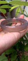 Natural Agate Grey Ice Bracelet High Ice Bracelet Need to be photographed Remark the caliber size~