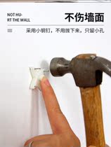 No-scratched nail cross embroidered invisible hook for painting on wall photo-frame photo wall hanging plastic painting hook