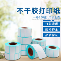 Large China Electronic Scale Barcode Printing Paper friendly adhesive 40x30 printing sticker supermarket blank thermal sensitive label