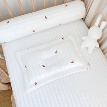 Love to baby ins Korean embroidered quilted cotton 3-12M baby styling pillow comfortable cotton baby low pillow