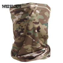 Outdoor riding anti-sand windproof mask camouflage breathable quick-drying headscarf mountaineering tactical camouflage headgear