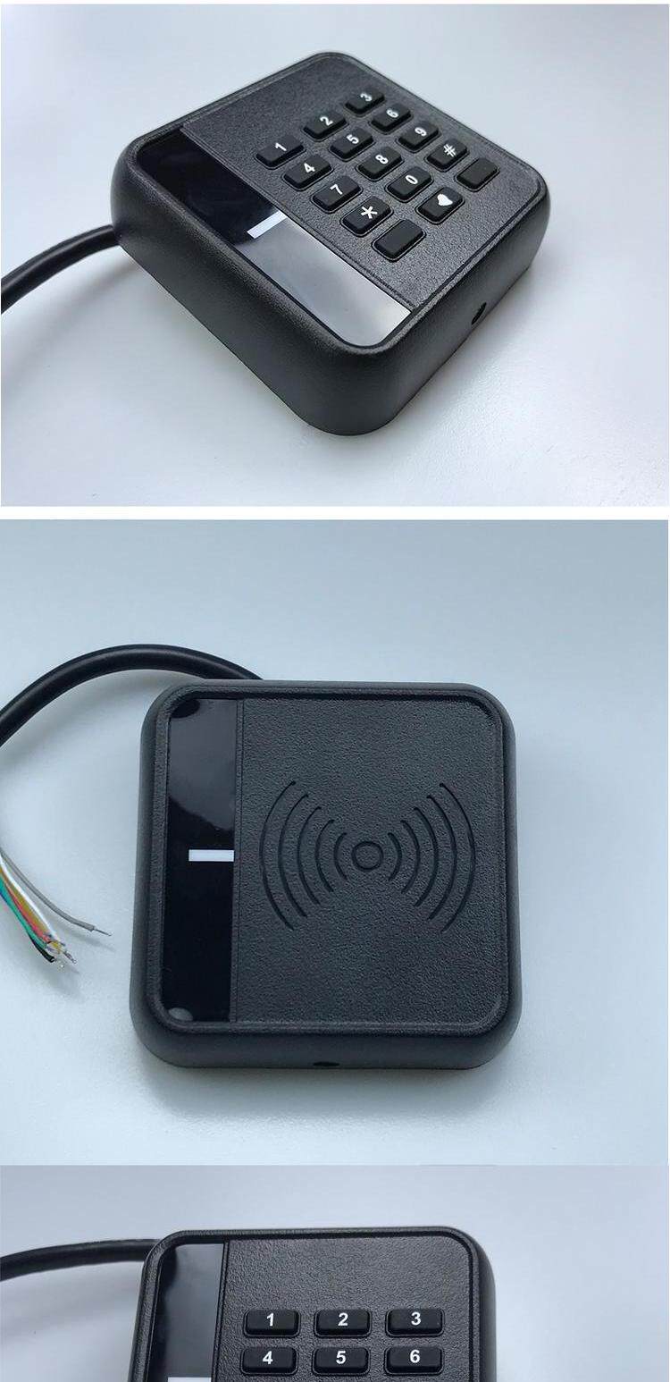 微耕门禁读卡器id卡ic读卡器密码键盘门禁读头wiegand韦根26协议