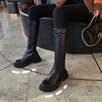 Thick bottom long boot female though kneecap boots knight boots ladies slim slim boots boots 2020 new womens boots higher