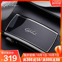 Shachi belt mens leather automatic buckle business Belt Mens pure cowhide fashion simple tide youth belt