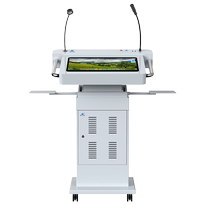 Speech Desk Multimedia Electric Intelligent Conference Teacher Speaking Desk Chair Desk Chair Touchscreen Built-in Wifi