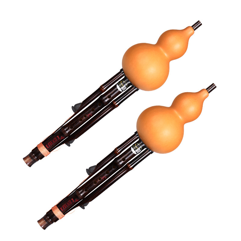 欧铂紫竹七孔葫芦丝 专业演奏型 c调降b调dgf 云南葫芦丝乐器