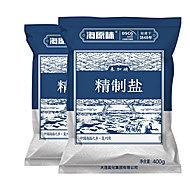 【百年国企】无碘盐食用盐400gx6袋