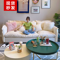 Cream Ins Wind Nordic Small Household Type Latex Fabric Sofa Mesh Red Minimalist Modern Light Lavish Trio Sofa Combinations