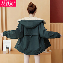 Plus velvet cotton women 2021 Winter new short padded jacket small man cotton padded coat tide