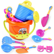 Childrens beach toys 9 sets glasses beach bucket creative summer water play toy shovel sand toy