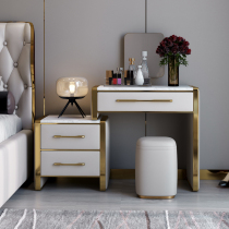 Post-modern light luxury Bedside Table Rock plate Italian simple fashion designer Net red ins bedside cabinet locker