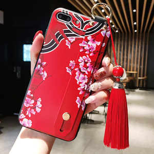 腕带旗袍华为p20手机壳nova3中国风荣耀10女款3i复古3e文艺play流苏8x浮雕青春版畅享8全包9i防摔麦芒7网红潮