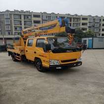 Jiangling car chassis 10-13 meters high work car diesel or electric straight arm type lifting platform 10-20M
