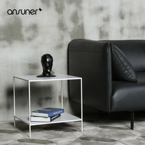 Ai Shang ansuner designer small coffee table small apartment minimalist household iron side a few square bedside a few