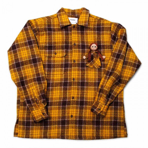 トップス doublet 21AW CHECK SHIRT WITH MY DOLL 现货】Doublet 21AW CHECK SHIRT WITH MY DOLL 洋娃娃格子衬衫