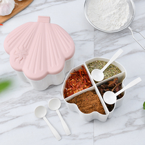 Seasoning box one-piece kitchen storage box seasoning seasoning seasoning jar combination set household salt pot