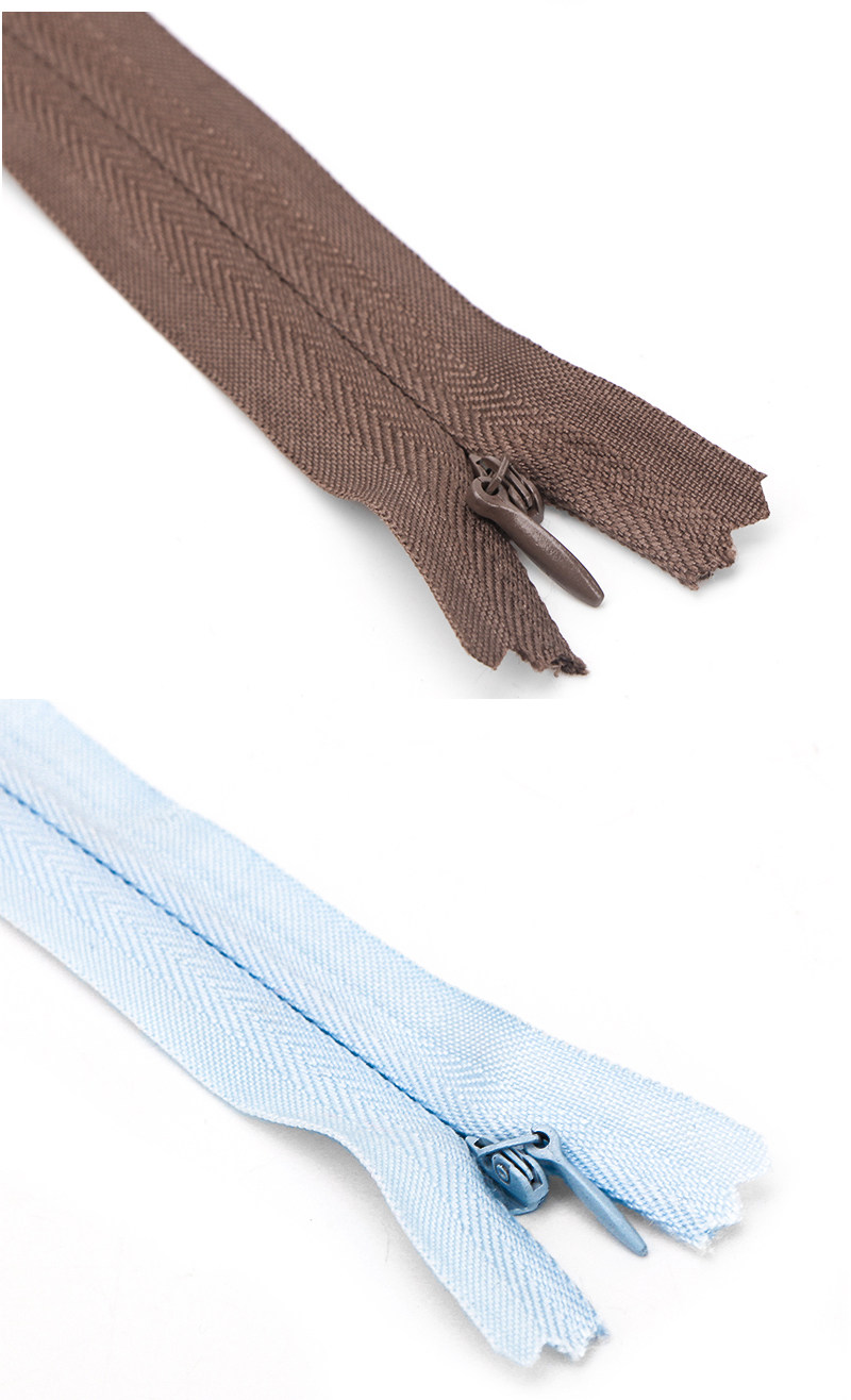 10条隐形拉链布边拉链裙子抱枕暗拉链长连衣裙拉链60/25厘米拉链