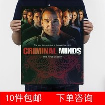 Crime Psychology Ji Mandi Pattinkin kraft Poster Poster Decoration Painting 1