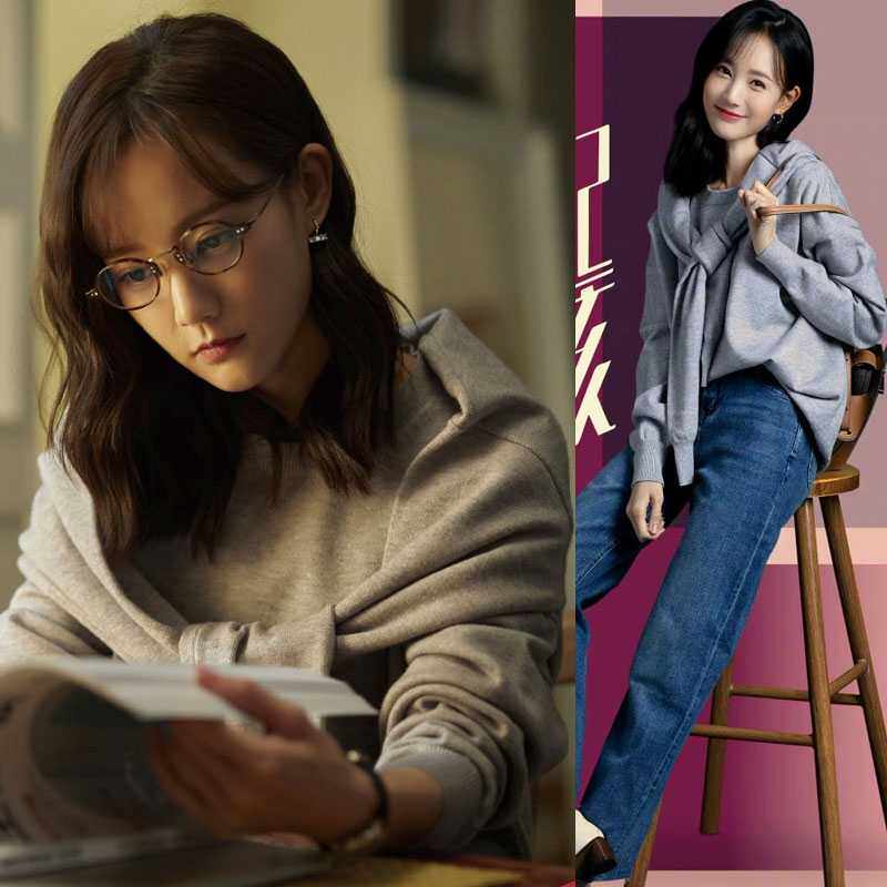 了不起的女孩李一桐陆可同款衣服女韩版秋冬学院风宽