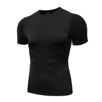 Professional Sports Tight Clothing Mens Fitness Running Training Clothes Comfort Breathable Super Elastic Speed Dry T-shirt