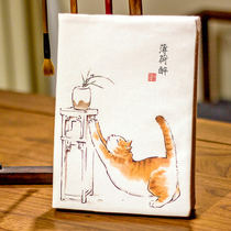 a5 hand account book creative notebook custom ancient style hand account set gift box blank Meow Star Daily Notebook